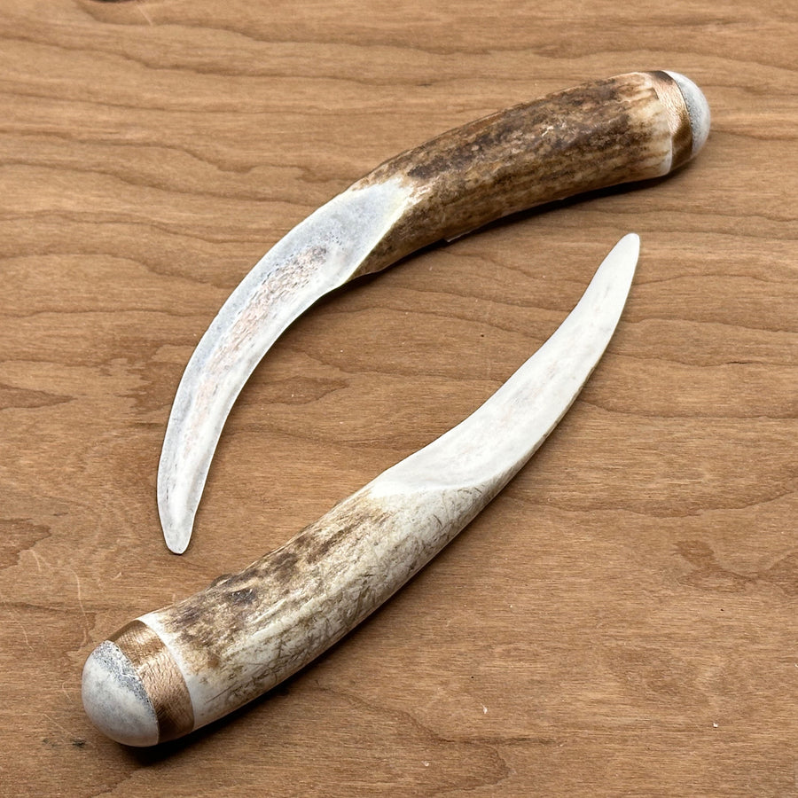 Natural antler letter opener, made from real antler in Montana, USA by 406 Antlery