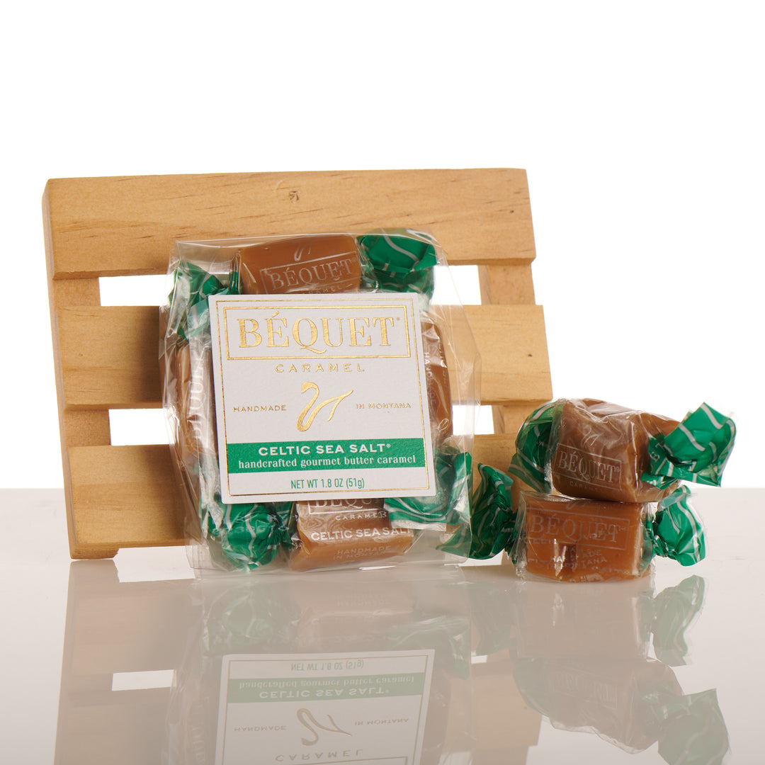 Bequet Caramel 5 piece grab and go git pack for sea salt caramels