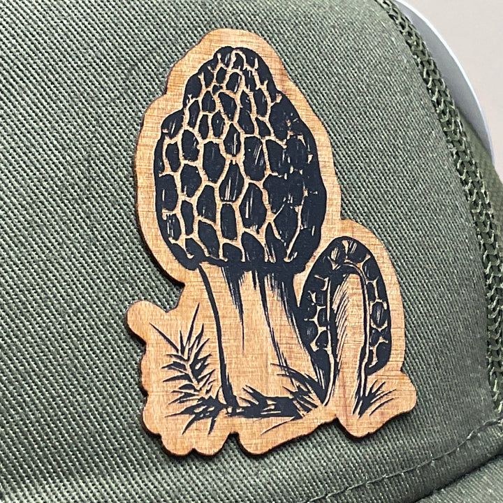 Morel Flexwood Patch & Olive Green Trucker Hat