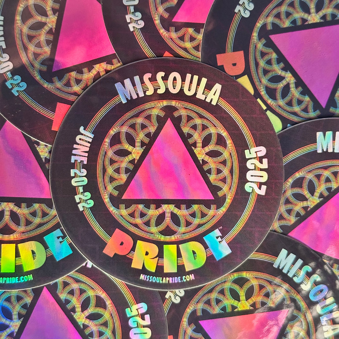 2025 Missoula Pride Sticker - Holographic