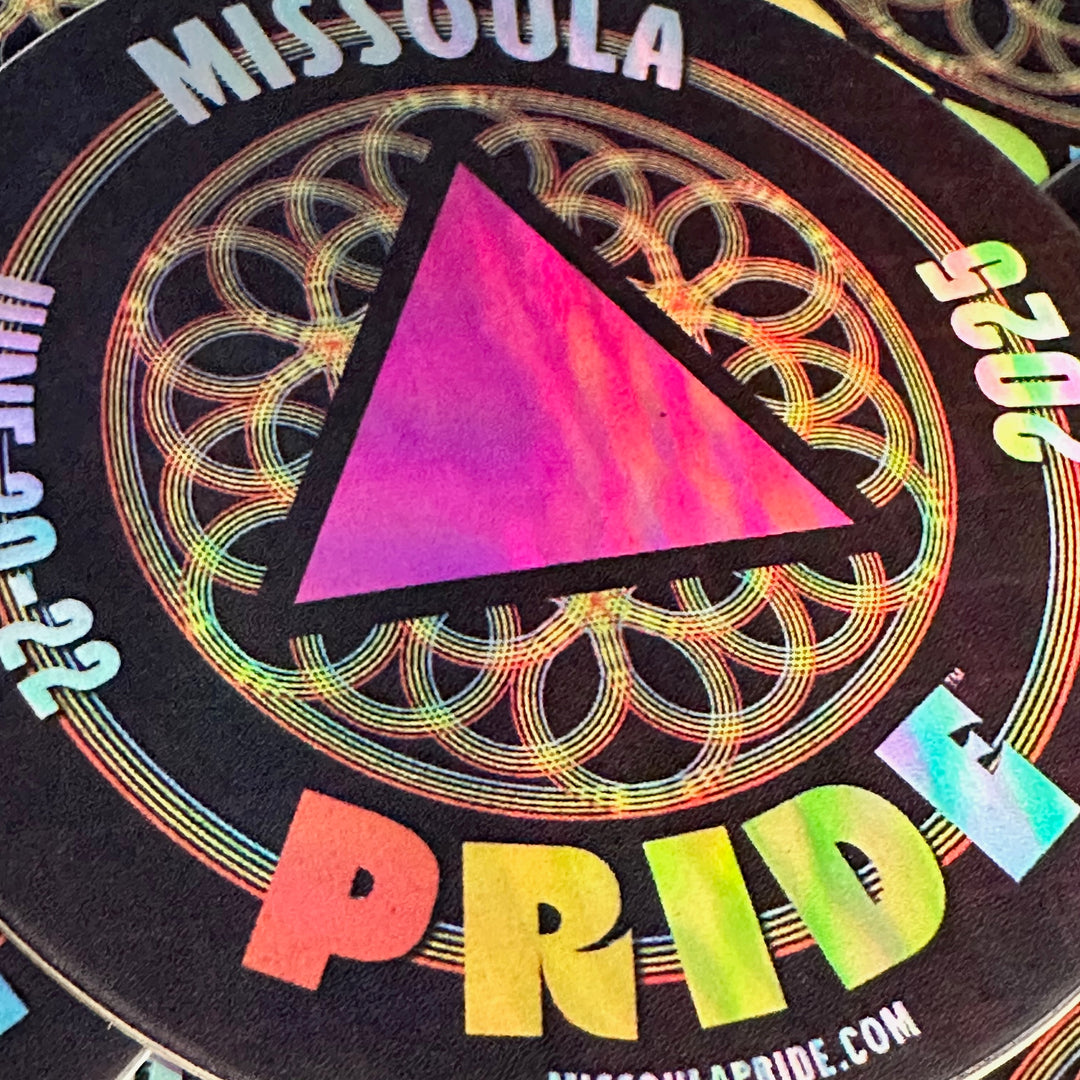 2025 Missoula Pride Sticker - Holographic