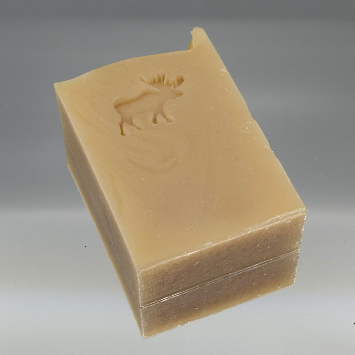Moose Stamped Soap - Woodsy Balsam, Cedar Wood & Berry - handcrafted bar soap made in Montana by Rock Creek Soaps