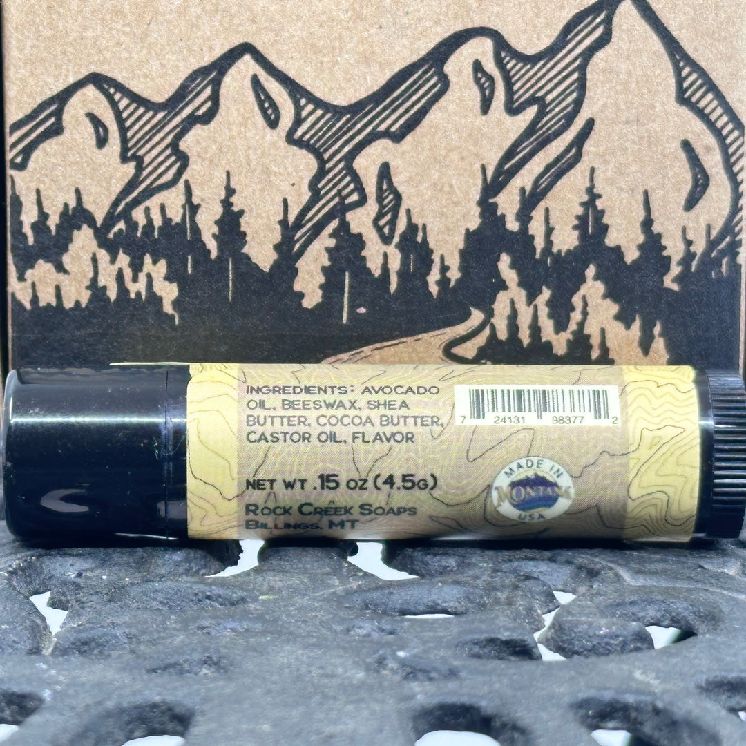 .15 oz. tube of Rock Creek Soaps Sweet Sunshine Lip Balm, ingredients