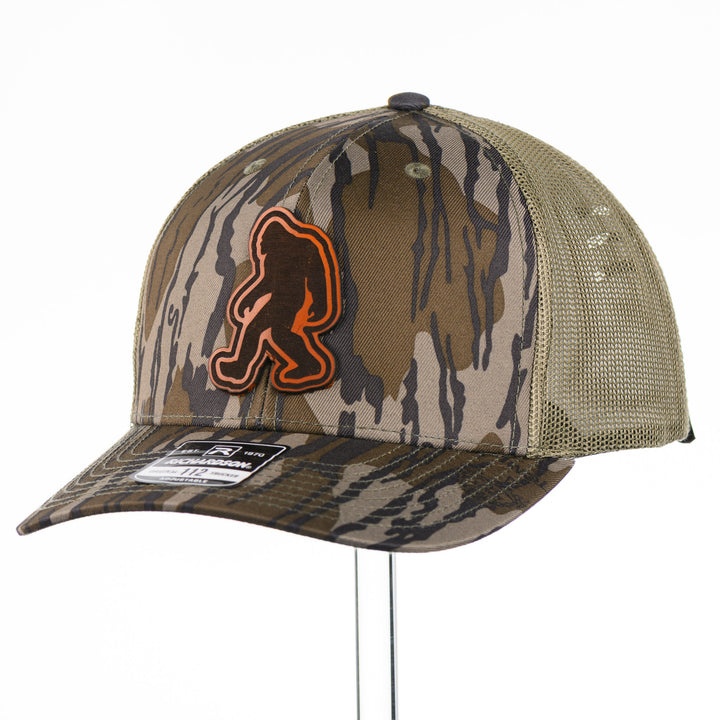 Bigfoot Leather Patch Mossy Oak Richardson Trucker Hat