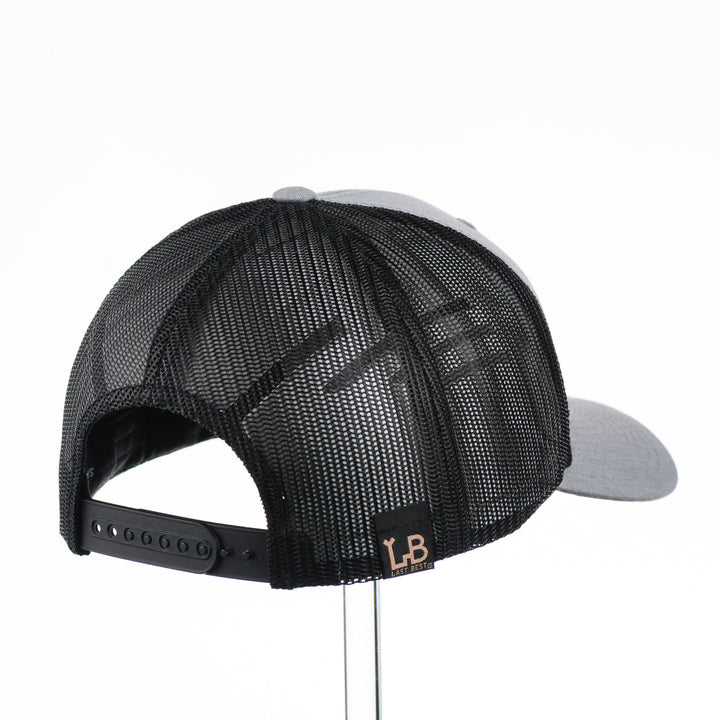 Montana, The Last Best Place Leather Patch Hat