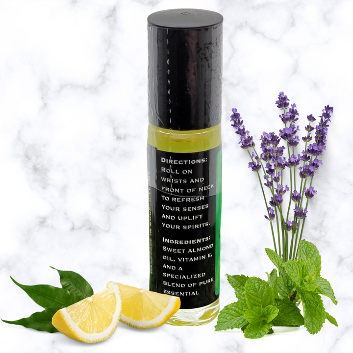 Refresh Essential Oil Roller - Lemon, Grapefruit, Peppermint & Lavender