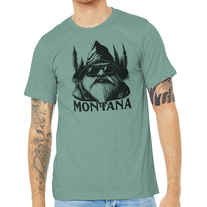 Gnome with Sunglasses - Unisex Soft Blend Tee