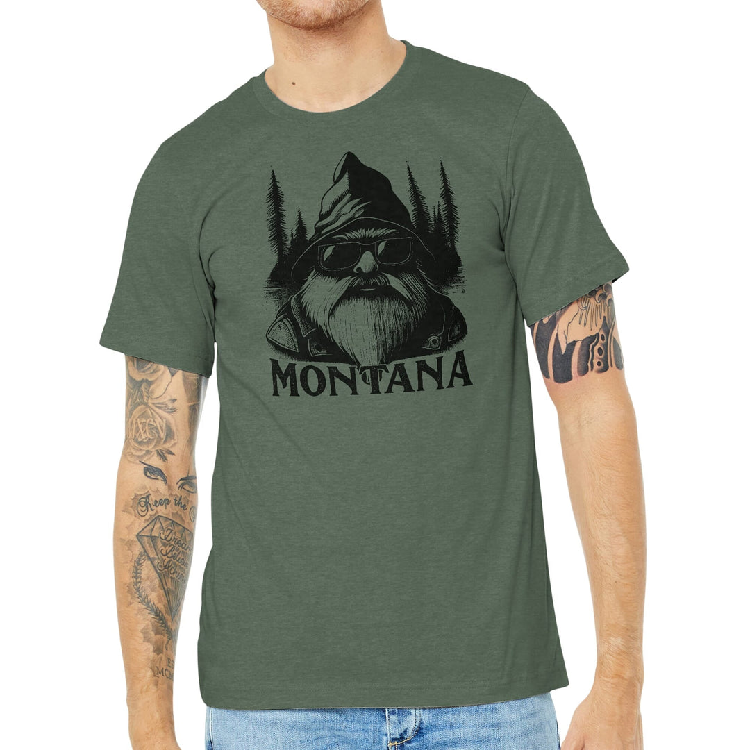 Gnome with Sunglasses - Unisex Soft Blend Tee