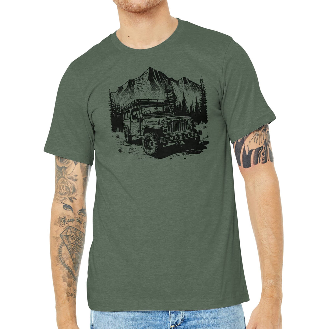 Tee Jeep Mountain