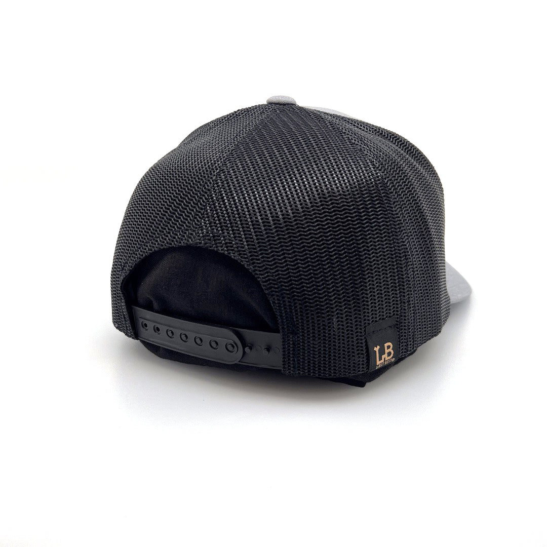 Montana The Last Best Place All Wood Patch Trucker Hat