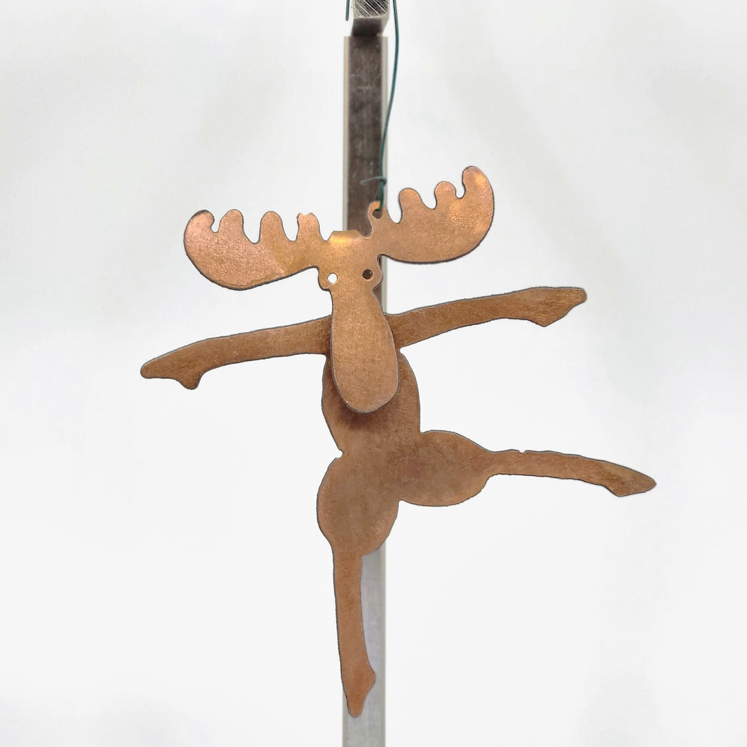 Dancing Moose Ornament Large