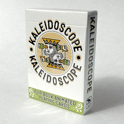 Kaleidoscope Animated Playing Card Deck made in Montana, USA by Fig. 23 - a deck of cards that is also an animated flip book creating a kaleidoscopic effect