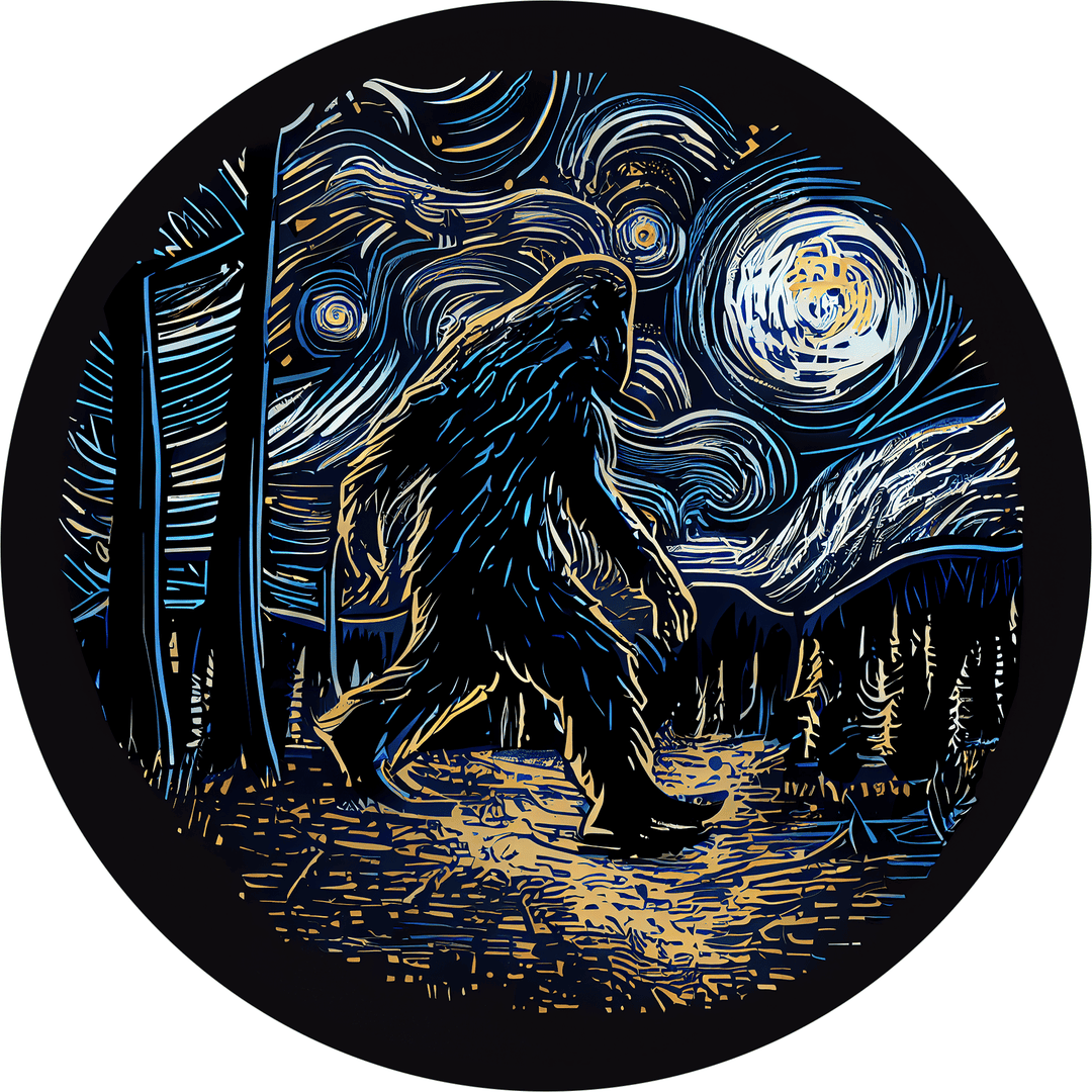 Bigfoot Starry Sky Sticker