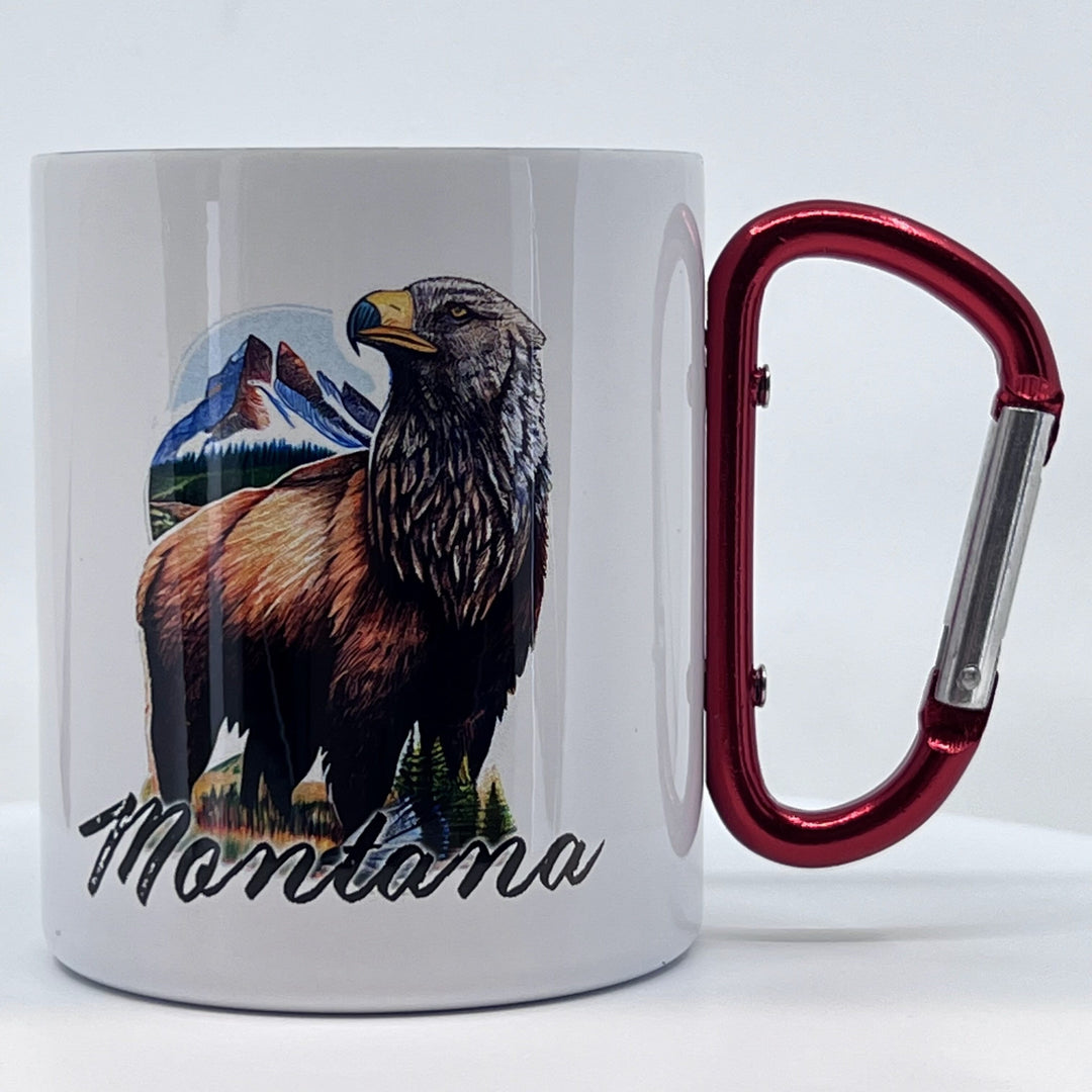 Bear Eagle 11 oz Carabiner Mug