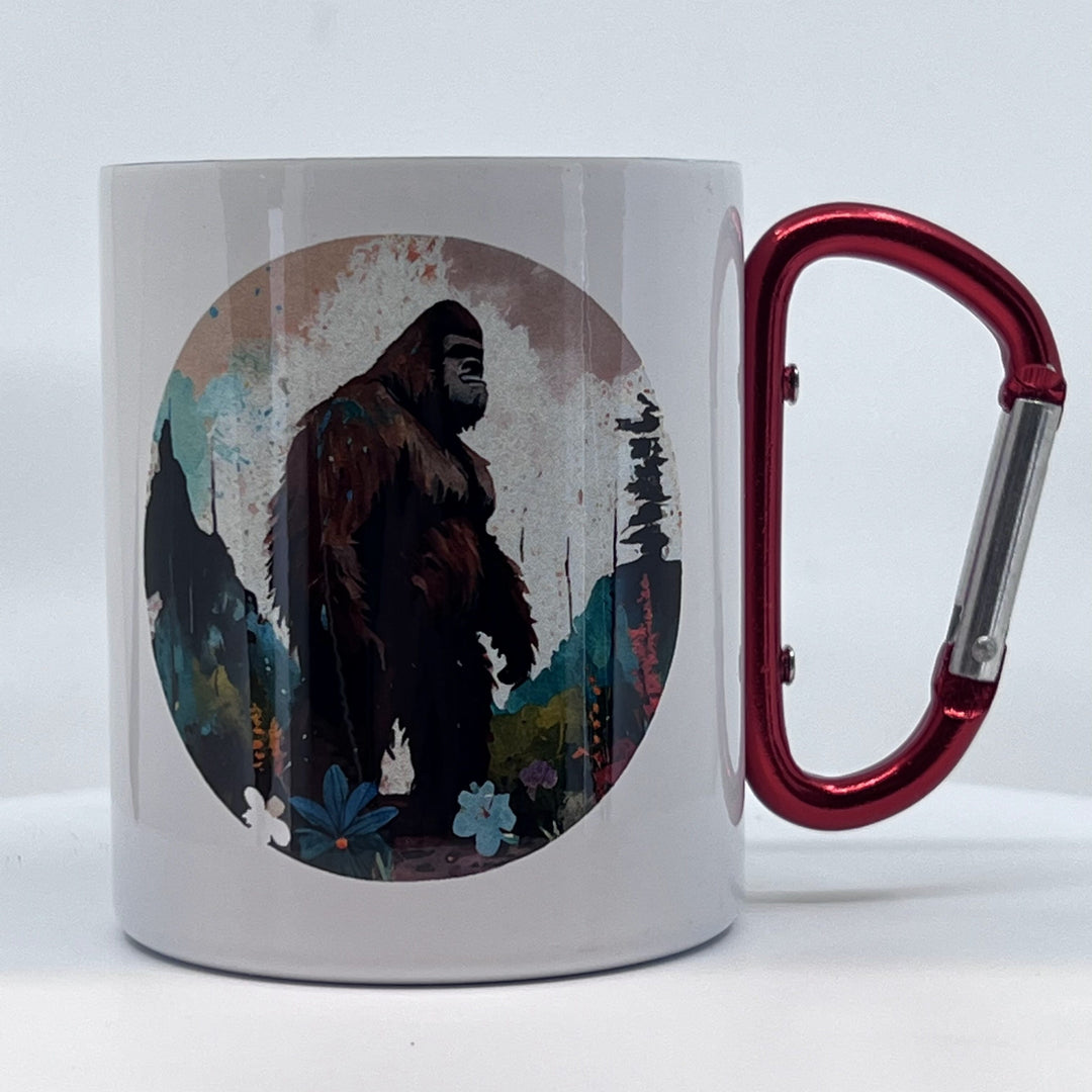 Bigfoot Acrylic Paint 11 oz Carabiner Mug
