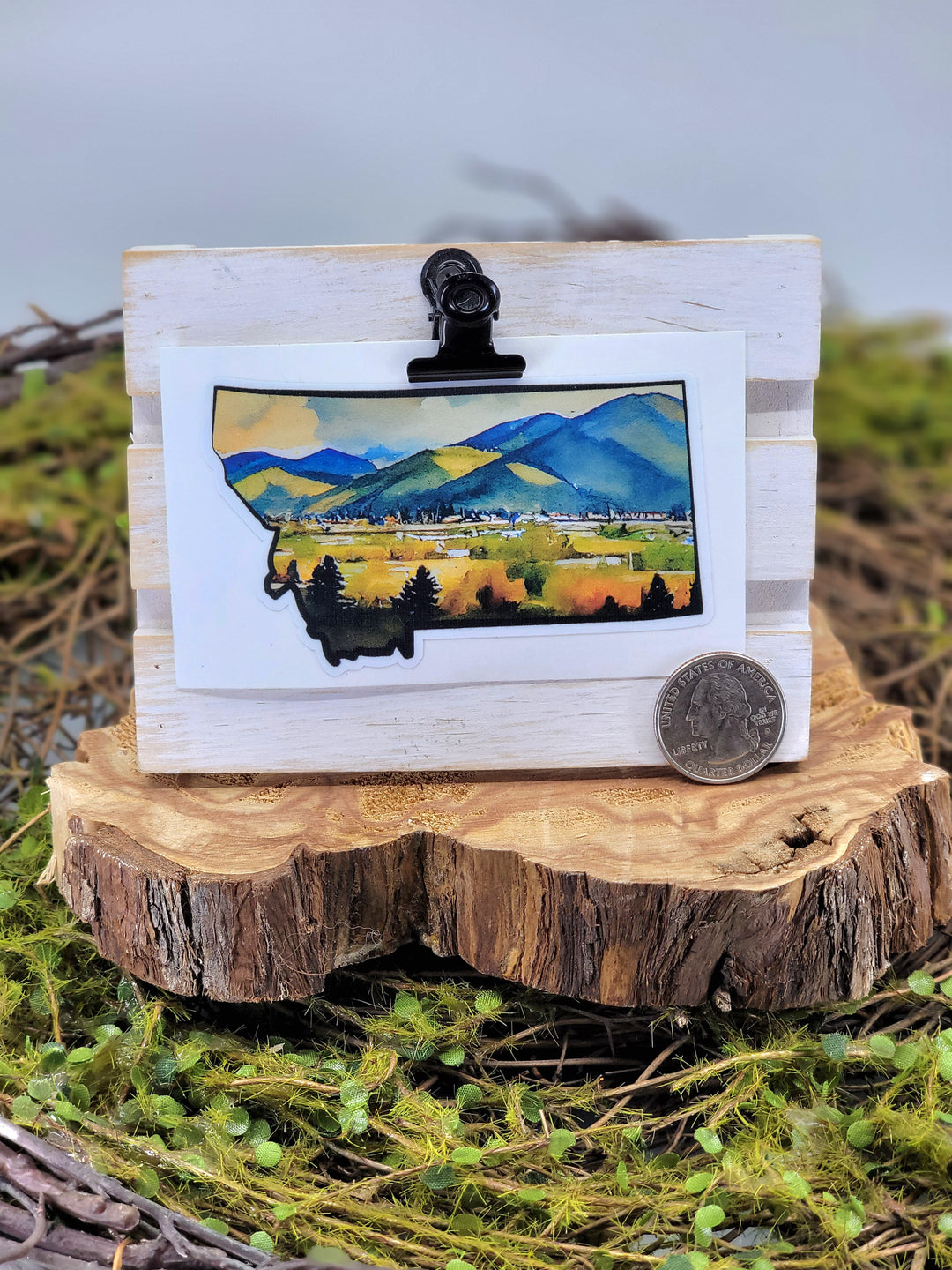 Missoula Oil Painting Vinyl Sticker
