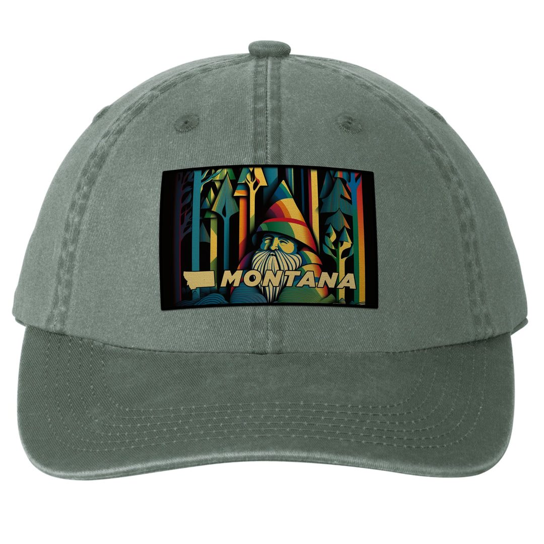 Gnome Pastel Garment Washed Unstructured Hat