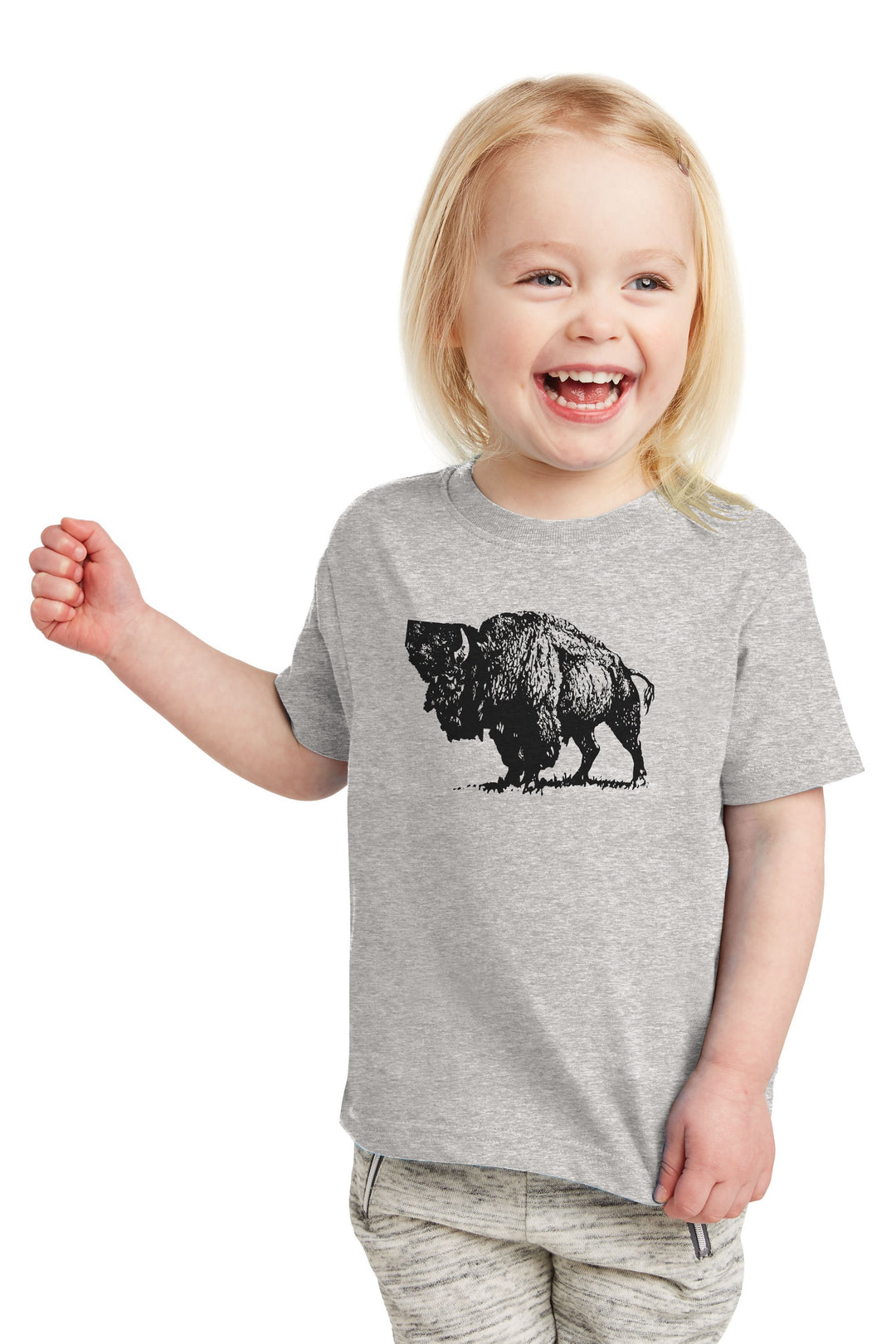 Heather Grey Montanalo Toddler Jersey T-Shirt