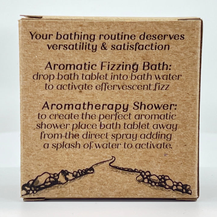 Clarity Shower Steamer - Crisp, Clean Lemongrass & Refreshing Lavender - handcrafted bath and shower steamer made in Montana by Rock Creak Soaps