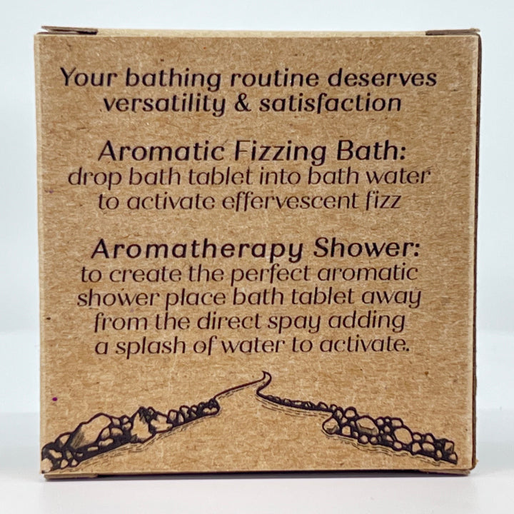 Uplifting Shower & Bath Steamer - Rosemary, Lavender & Lime - handcrafted bath and shower steamer made in Montana by Rock Creak Soaps