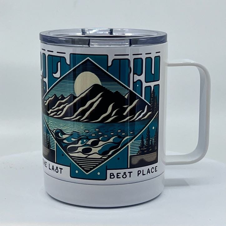 Lake Blocks 10 oz Stainless Coffee Mug