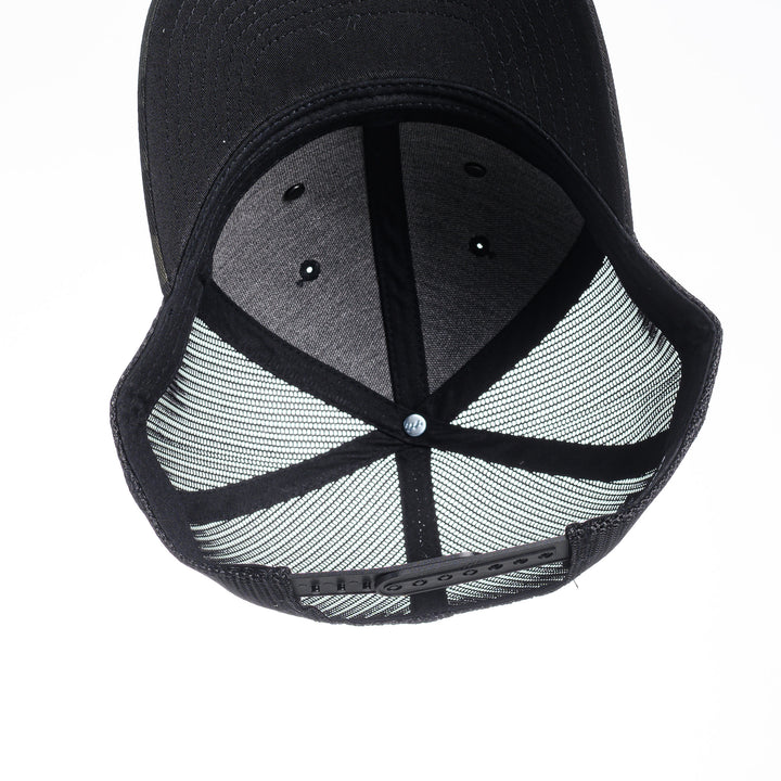 Cherry Wood & Copper Montana Black Camo Trucker Hat