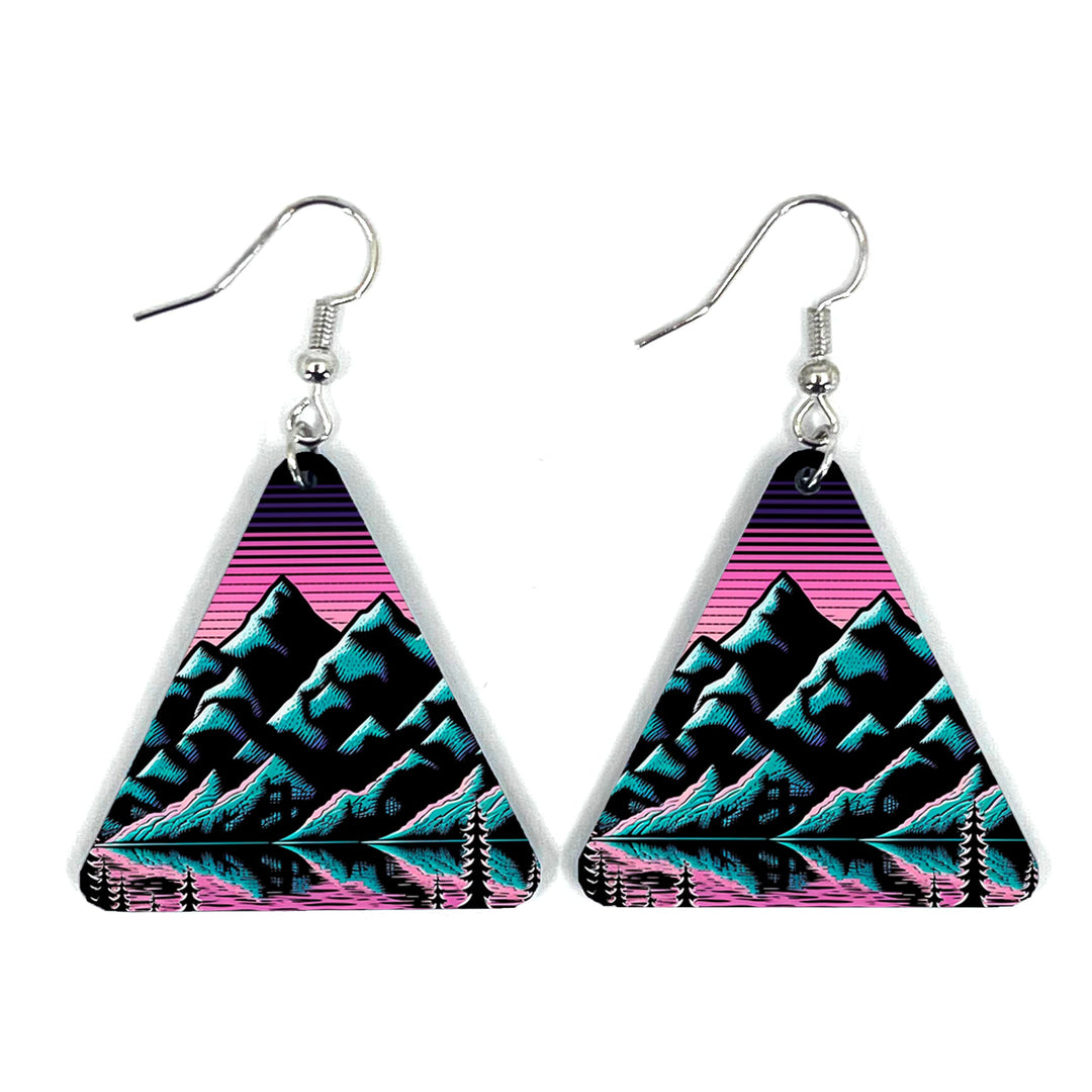 Vapor Mountains Triangle Earring