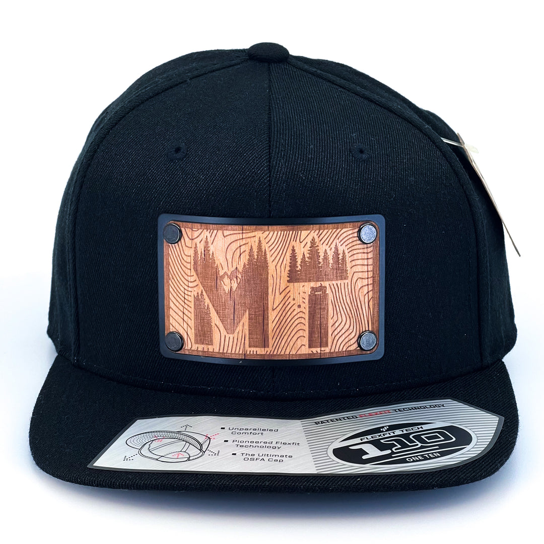 MT Living Letter Patch Plate Flat Bill Hat