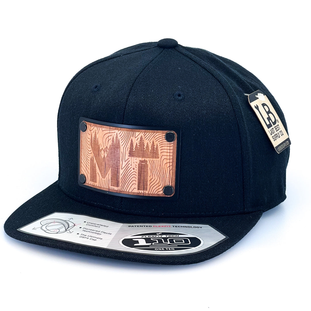 MT Living Letter Patch Plate Flat Bill Hat