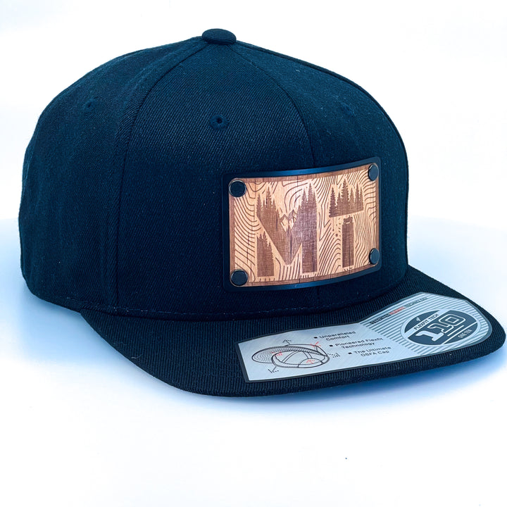 MT Living Letter Patch Plate Flat Bill Hat