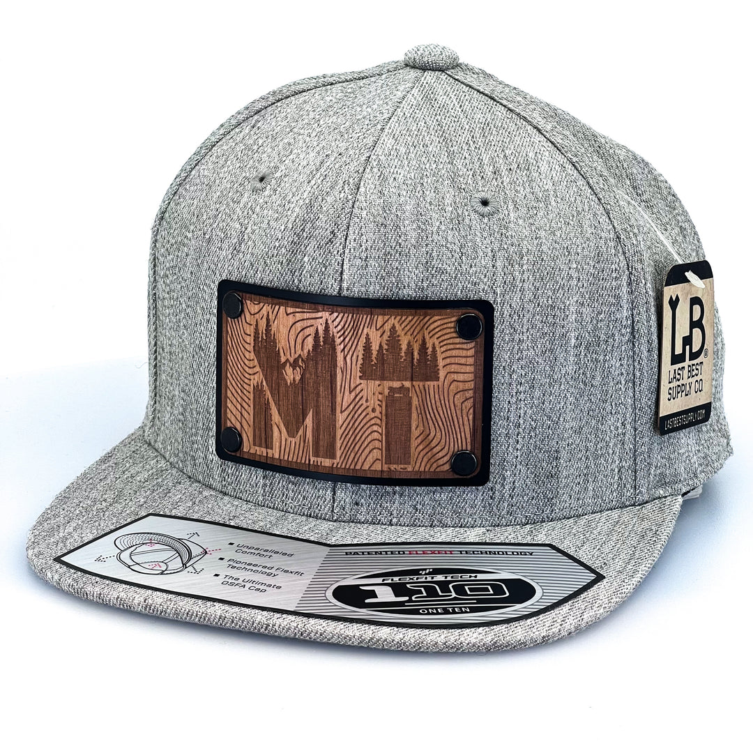 MT Living Letter Patch Plate Flat Bill Hat