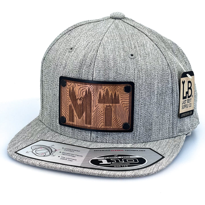 MT Living Letter Patch Plate Flat Bill Hat