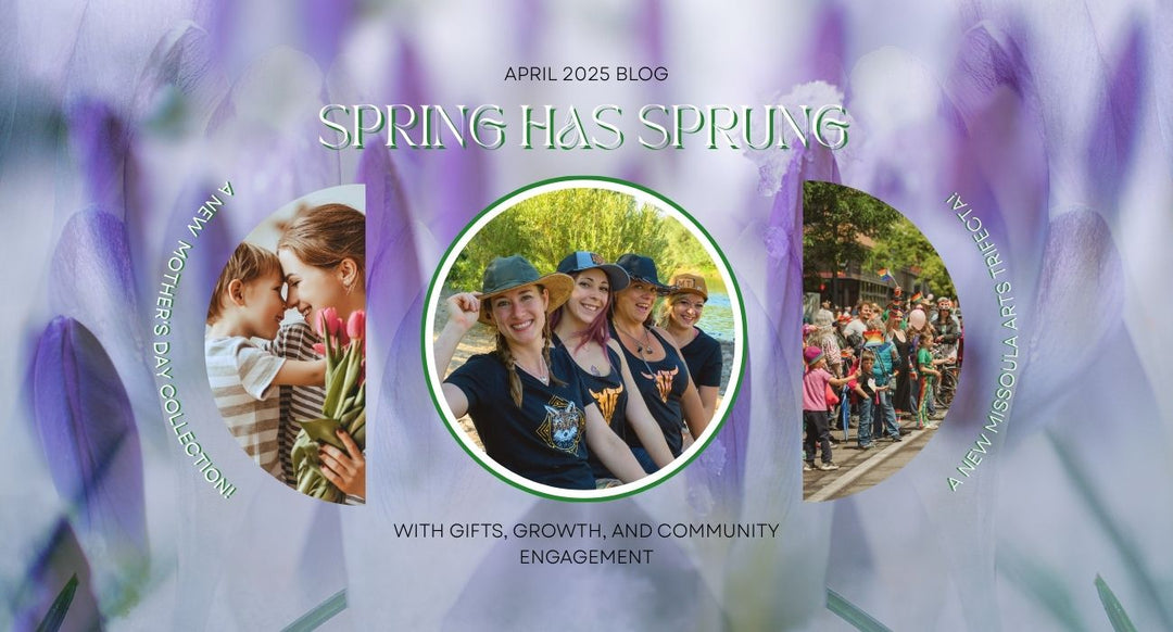 The Last Best Store April 2025 blog banner, Spring Has Sprung with Gifts, Growth, and Community Engagement