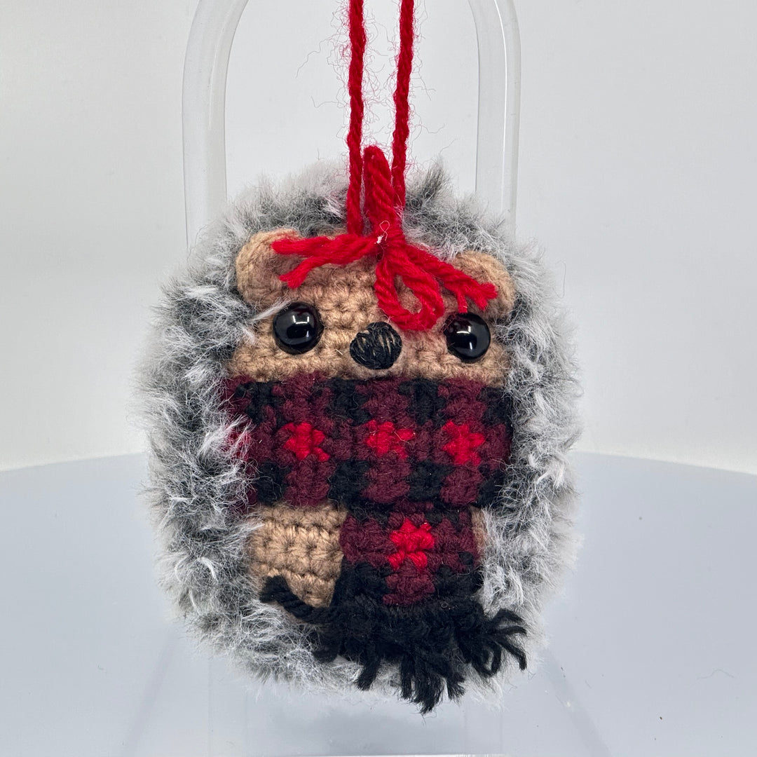 Crochet Hedgehog Ornaments