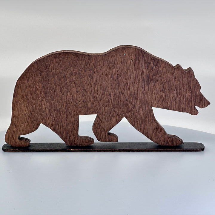 Bear 3D Layered Wood Art - 21.5” Wide - XL