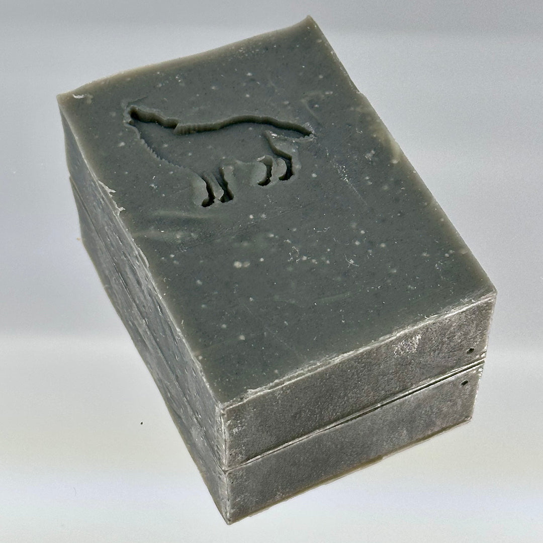 Wolf Stamped Soap - Cardamom, Teakwood, Amber, Sandalwood & Cedar