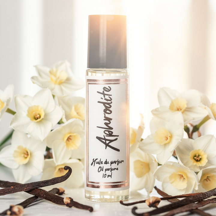 Perfume bottle labeled &