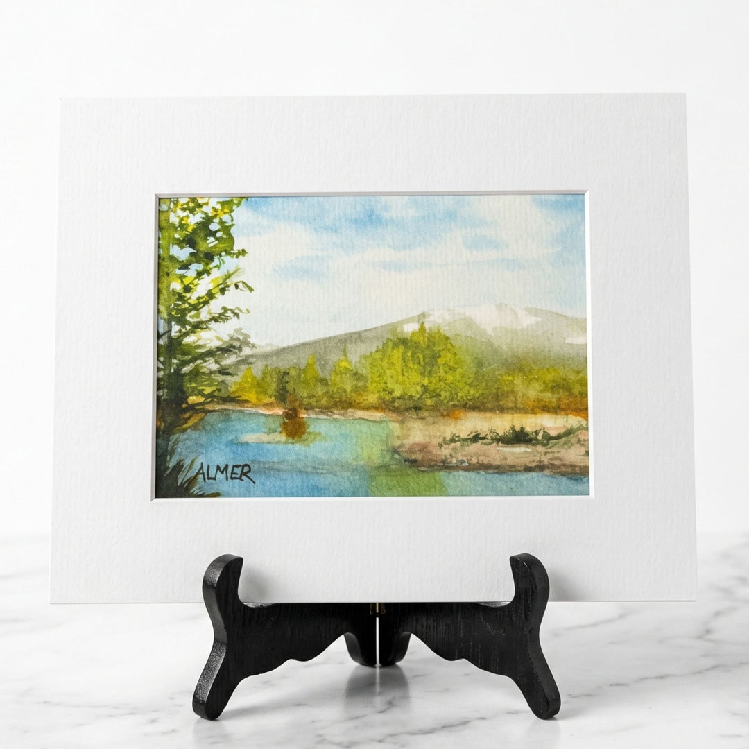 Matted Print - Bitterroot Spring