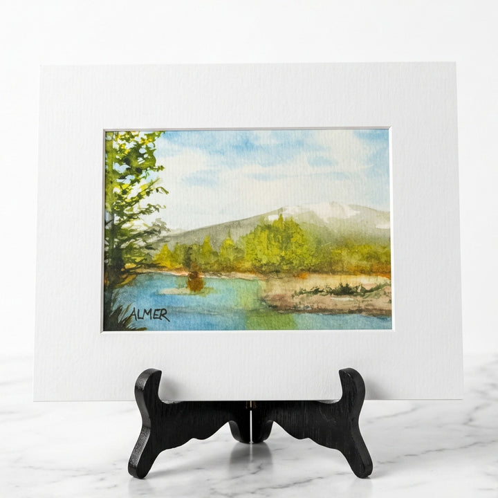 Matted Print - Bitterroot Spring