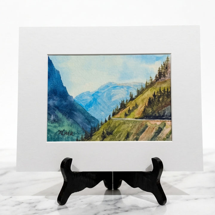 Matted Print - Going to the Sun