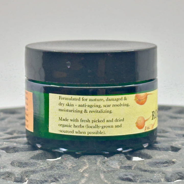 1 oz. jar of Dr. Smith Botanicals' Sandalwood & Frankincense Rosehip Oil Face Balm, description