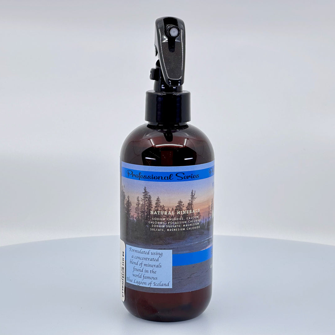 8 oz. bottle of Medicine Springs Professional Series Skin Formula Hot Spring Spray, ingredients & description