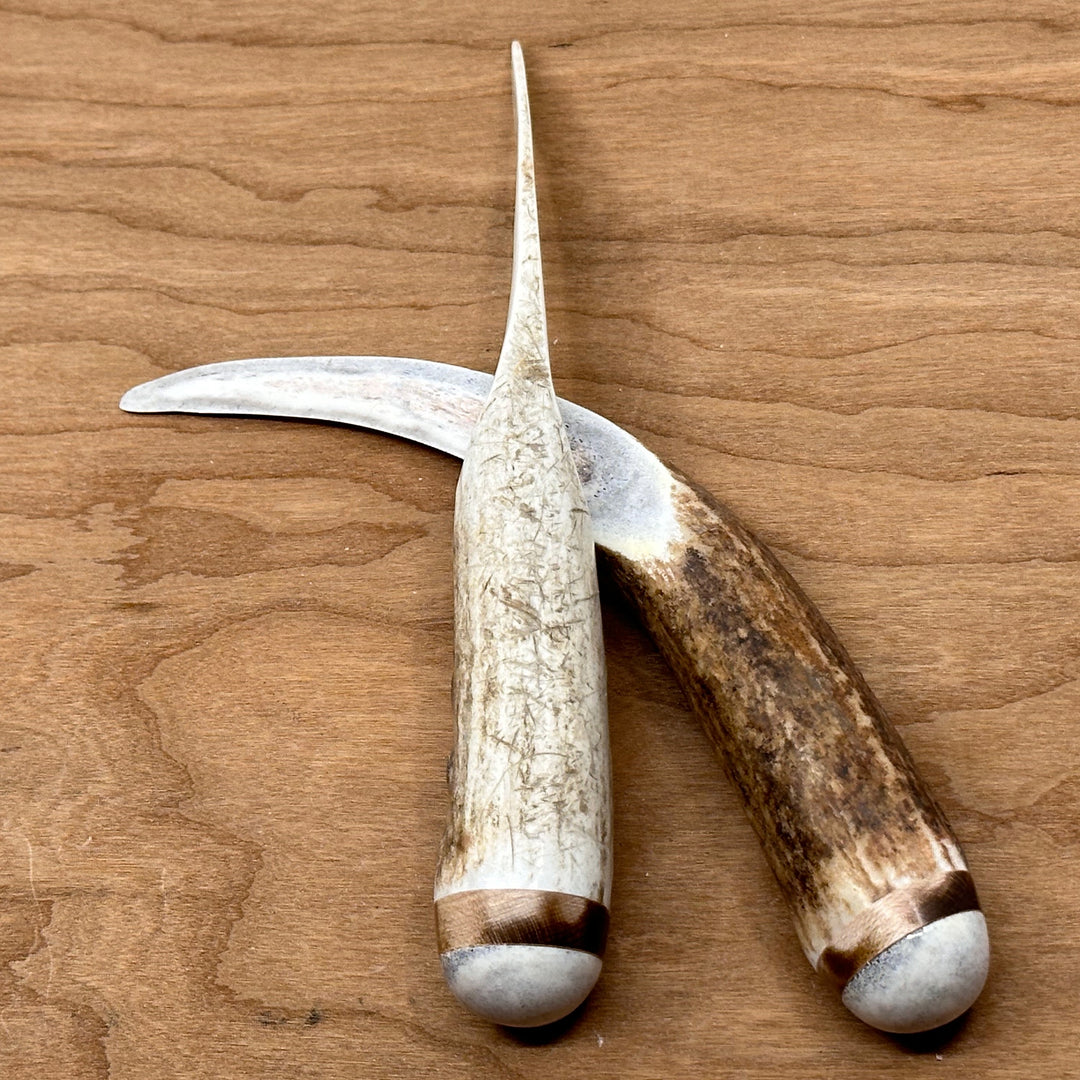 406 Antlery's natural antler letter opener, two views