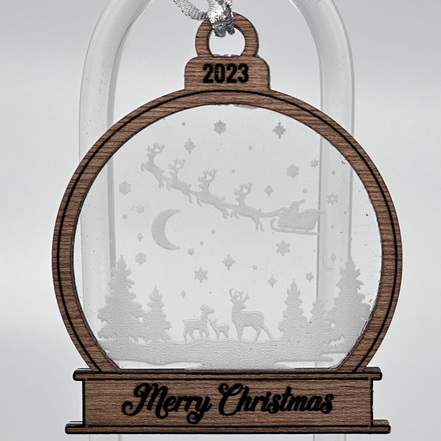RJS Engraving & Design Snow Globe Ornament