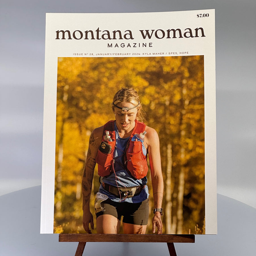 The front cover of the January/February 2024 Montana Woman Magazine