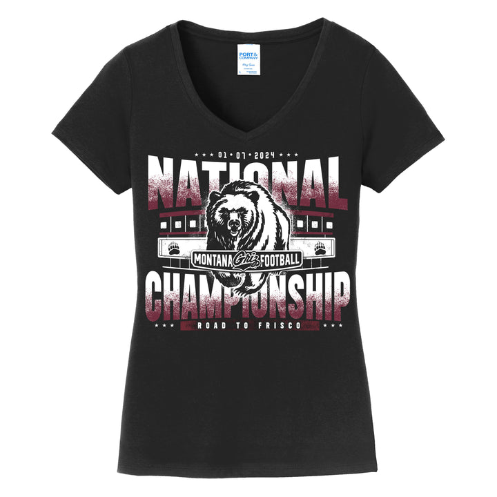 Frisco Bound - Ladies' UM Grizzlies National Championship Shirt