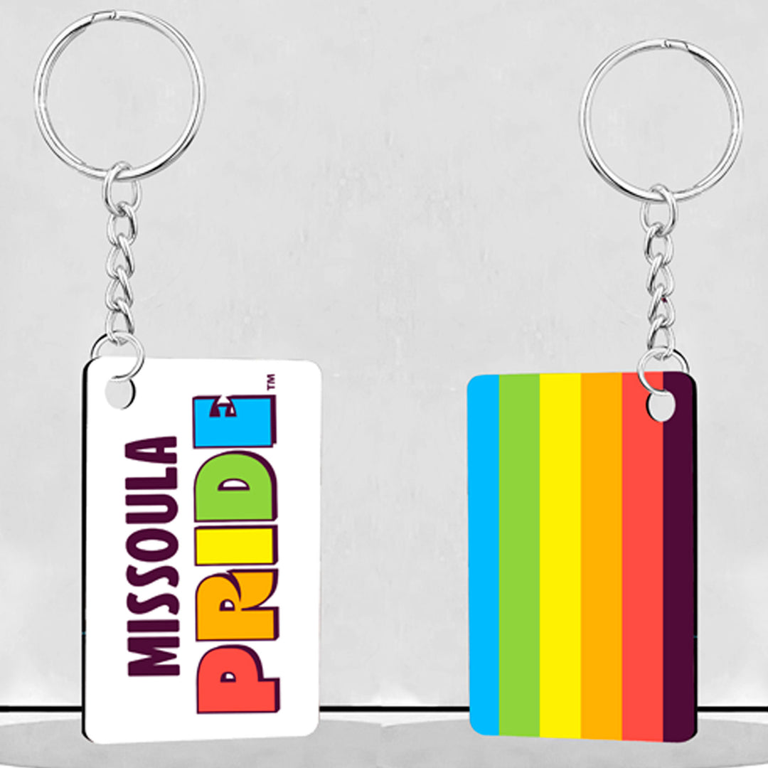 Missoula PRIDE Keychain