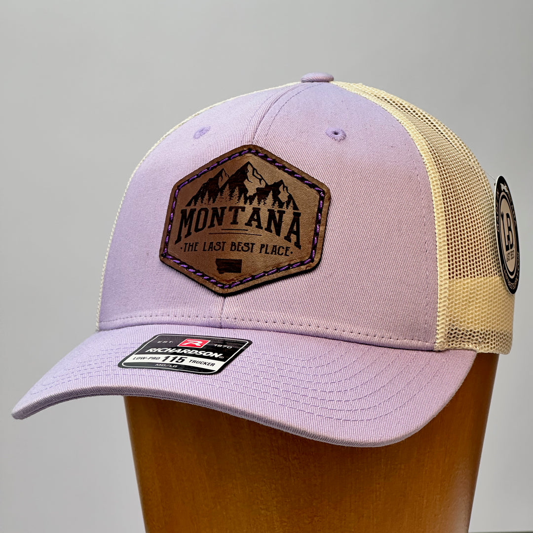 Montana, The Last Best Place Leather Patch Hat The Last Best Store