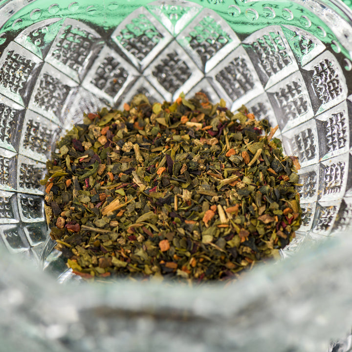 Montana Tea and Spice Wild Huckleberry Green Tea, loose leaf tea