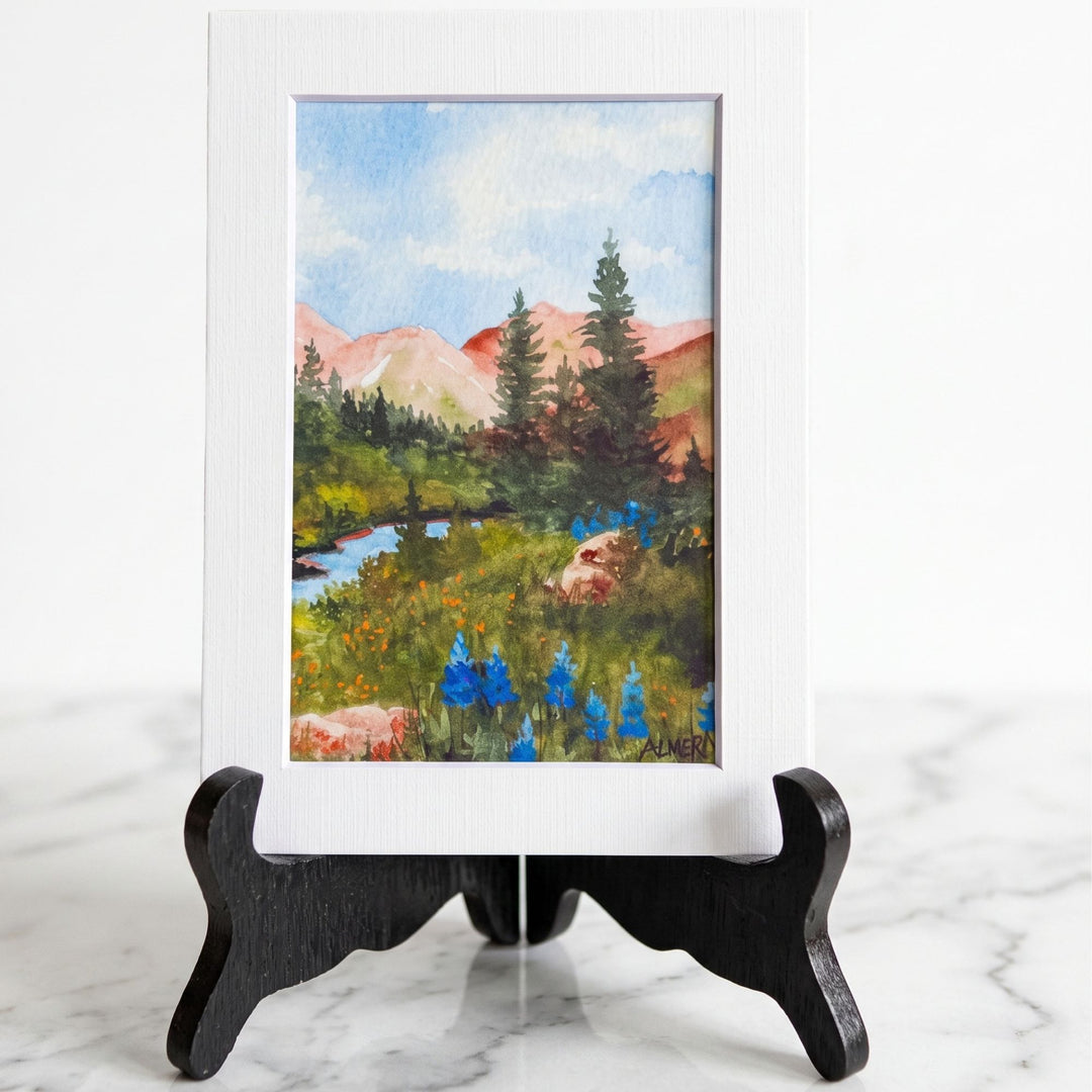 Matted Print - Mountain Lupine